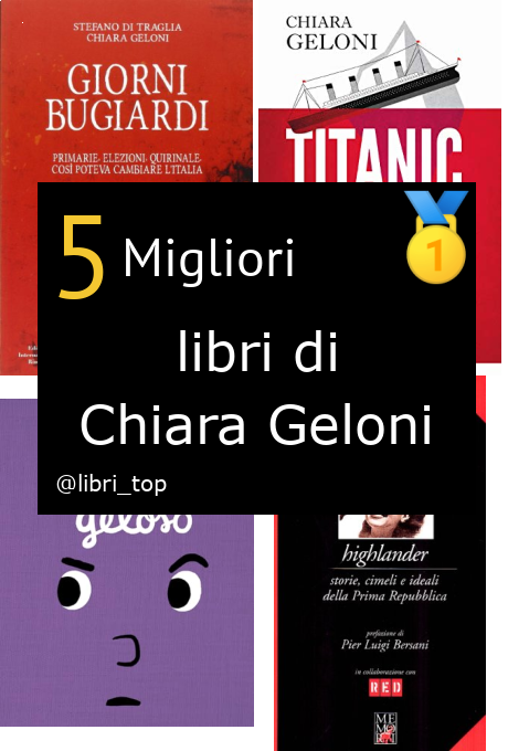 Migliori libri di Chiara Geloni